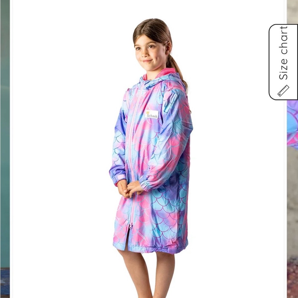 Girls SCHMIK SWIM PARKAS
Mermaid print size 8
